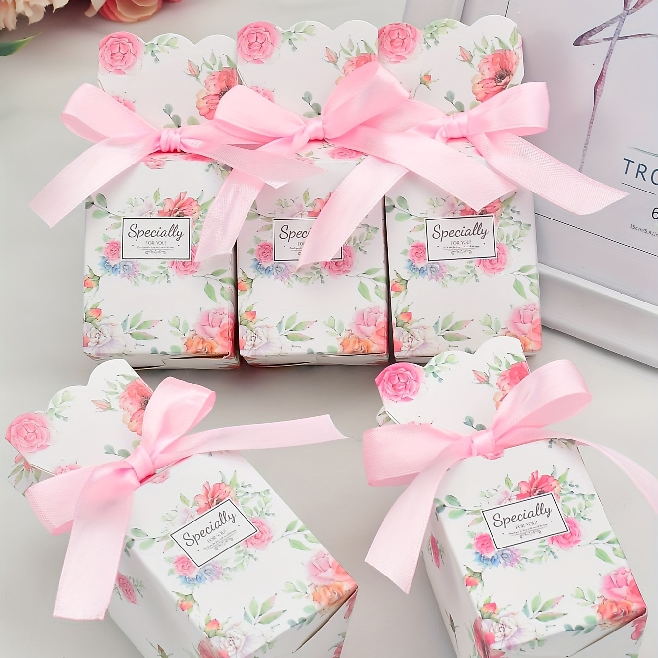 MAGT Caja Maleta Regalo, 50pcs/Set Mini Caja Maleta Carton Maleta Elegante  Caja de cartón portátil Caja de Dulces Novela Caja Grande Carton Regalo  para el cumpleaños del Banquete de Boda : 