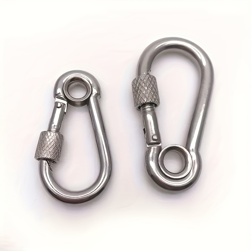 Large Spring Snap Hook Carabiner 304 Stainless Steel Snap - Temu Canada