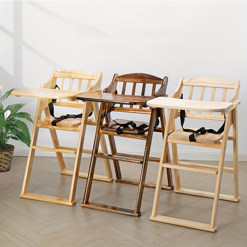 High Chair Footrest Compatible with IKEA Antilop - 100% Non-Slip Adjustable  Natural Bamboo Wooden Foot Rest Compatible with Antilope Highchair