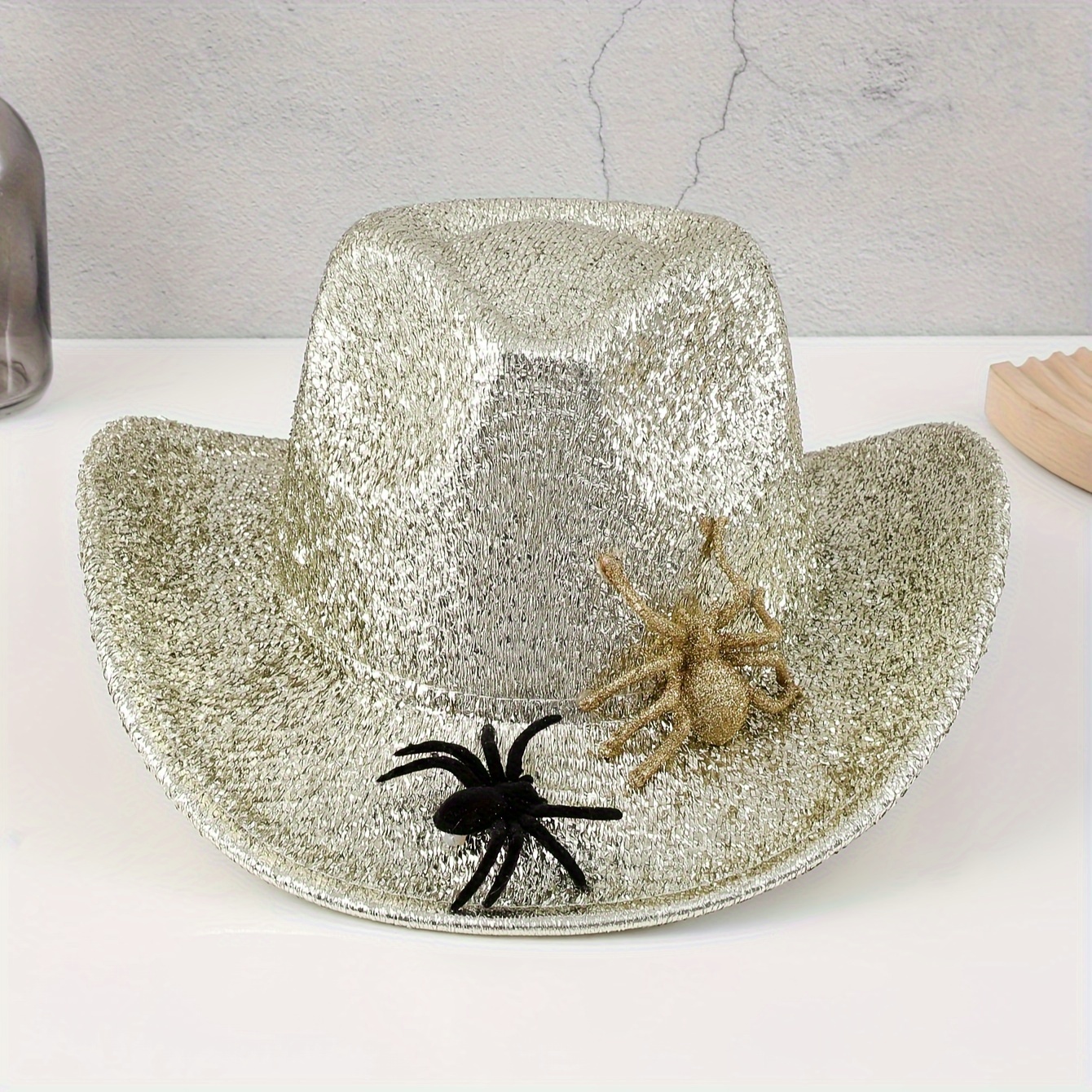 1 Sombrero Para Sol De Algodón Con Cadena De Diamantes De Imitación Con  Diseño De Estrella Para Mujeres Y Hombres. - Joyería Y Accesorios - Temu