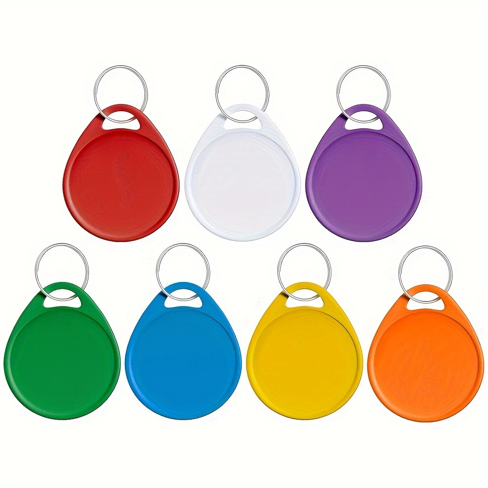 Key Tags Plastic Key Chain Tags With Ruled Blank Paper - Temu