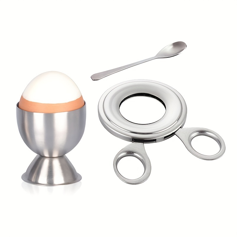 5Pcs Mini Metal Egg Cup Spiral Spring Wire Egg Tray Egg Cup Boiled