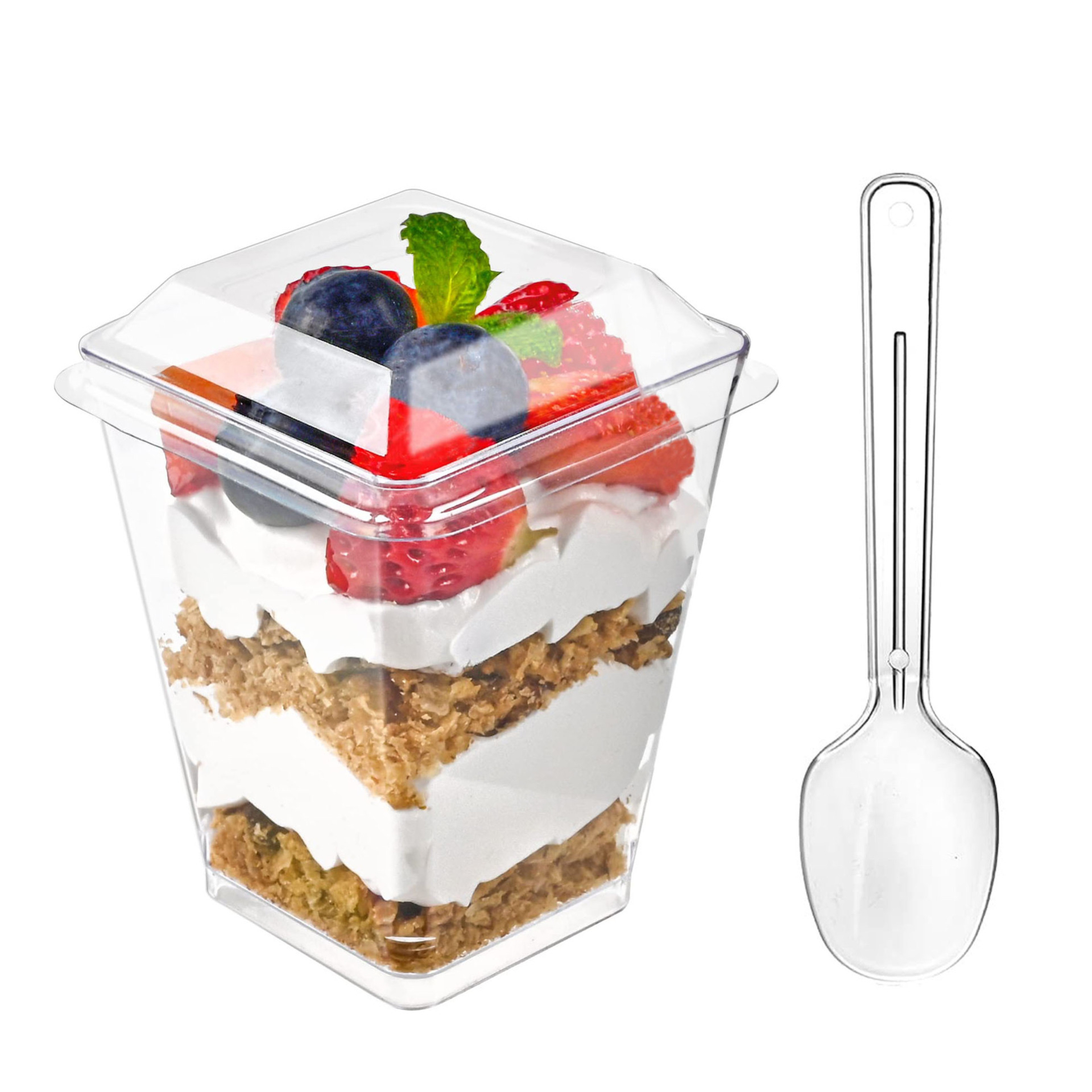 50pk,25oz] Food Storage Containers with Lids - Food Containers