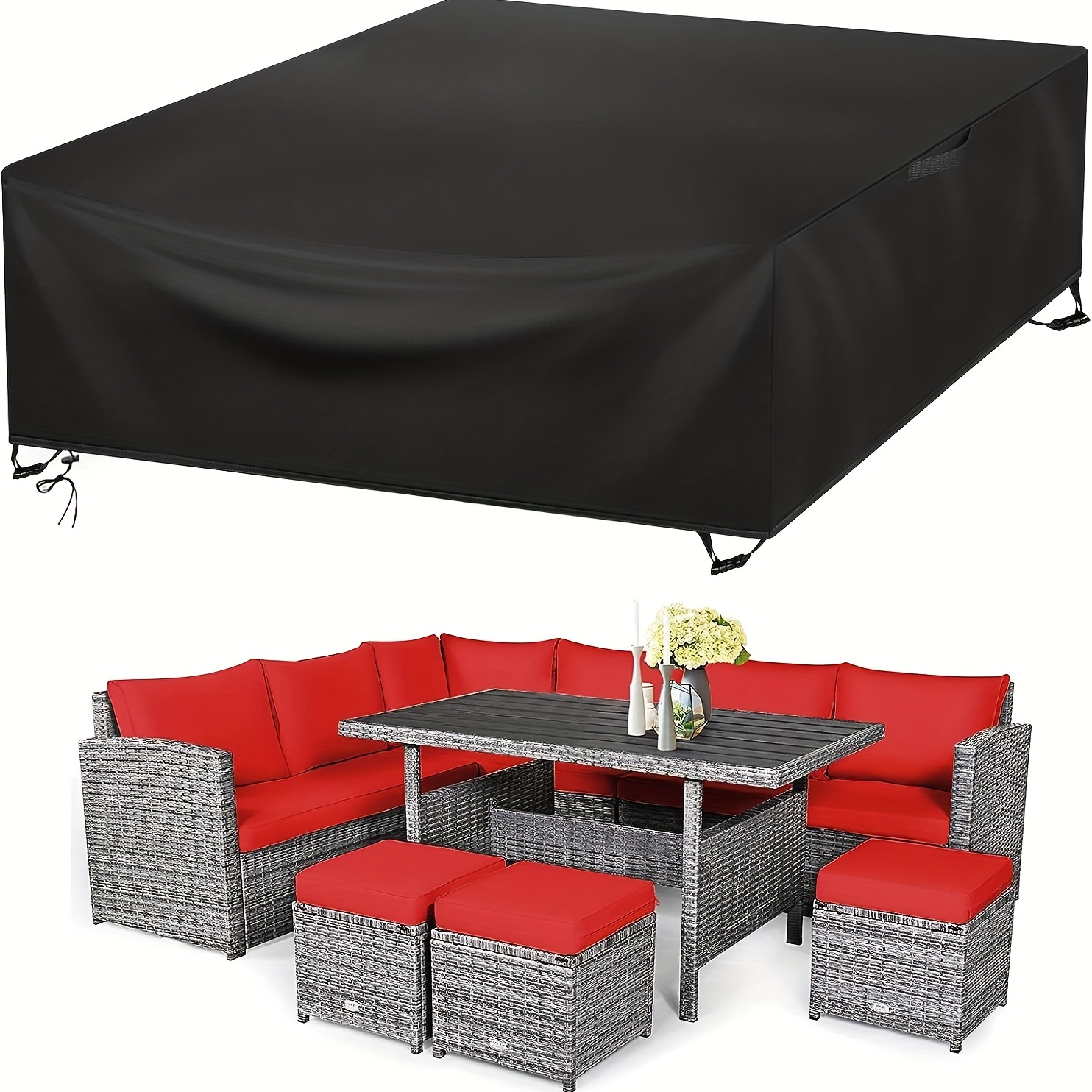 BAKERMAN - Housse canapé d'extérieur pour mobilier de jardin - Protégez vos  meubles des intempéries
