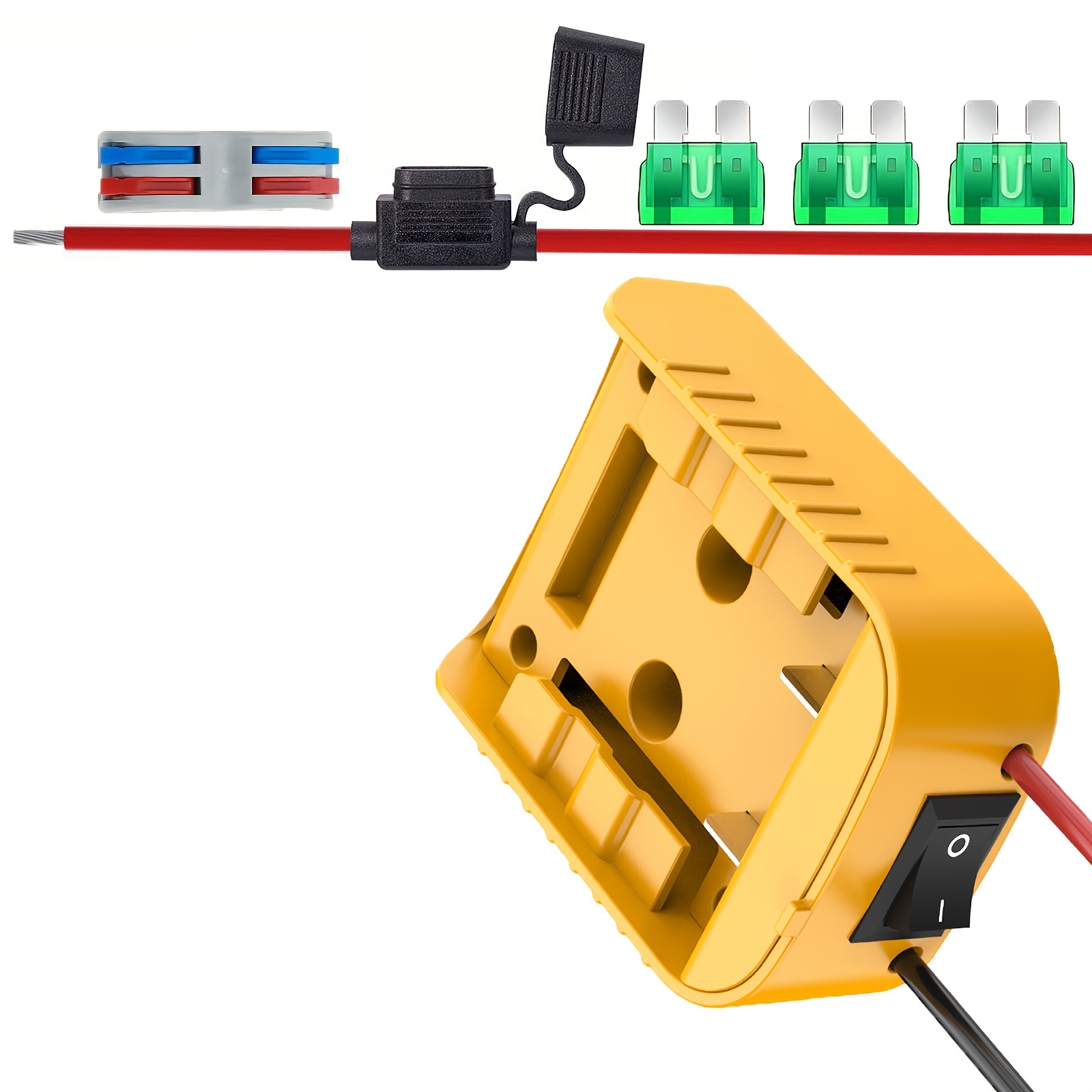 1 Paar Batteriepol Adapter Messing Batterieklemmen Anschluss - Temu Germany