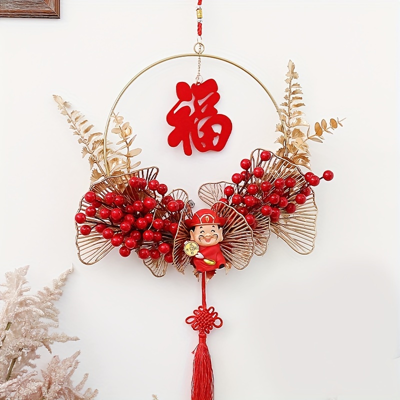 Chinese New Year Decorations 2024 Housewarming Lunar New Year Home Decor  Spring Festival Fortune Fruit Hanging Pendant - AliExpress