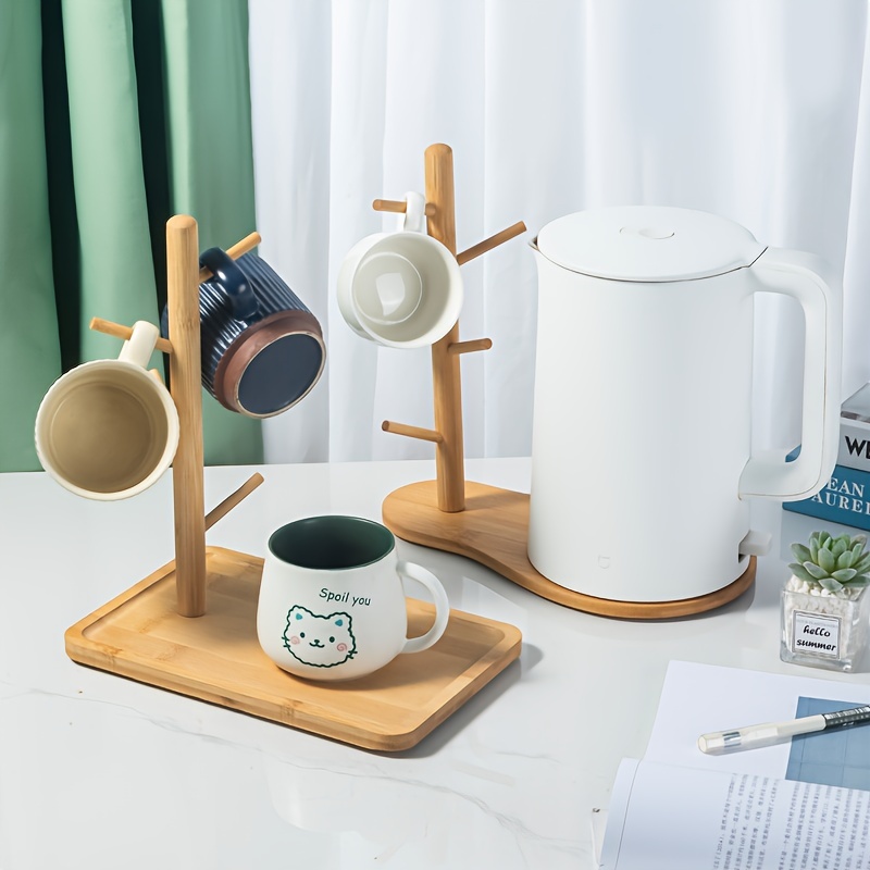 Tea Cups Display Stand Vintage Coffee Cup Holder Plate Water - Temu