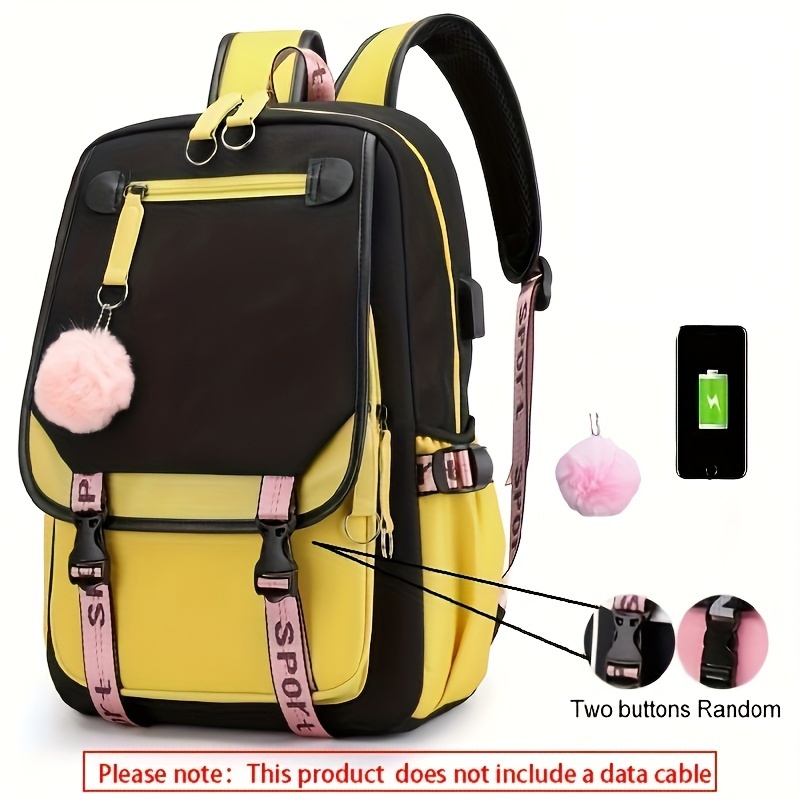 School bags cheap with charger