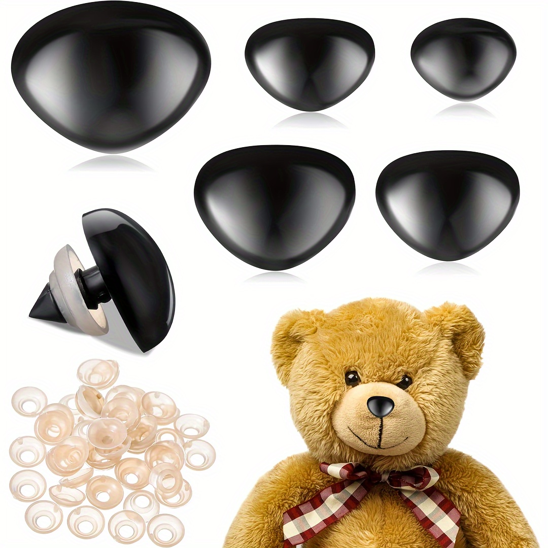 Flock Oval Safety Nose For Teddy Bears and Plush Animals