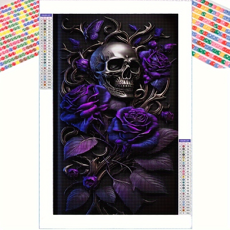 5d Diamond Painting Set Gothic Girl Pattern Suitable For - Temu