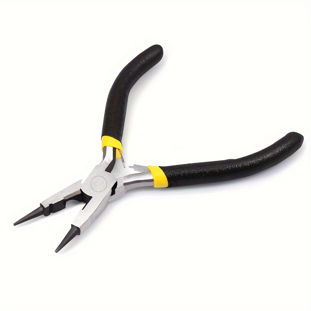 Double Nylon Jaw Flat Nose Pliers 5.2 Inch Carbon Steel Jewelry Pliers With  Comfort Grip Handle Jewelry Making Tools For Jewelry Making, Shaping Wire