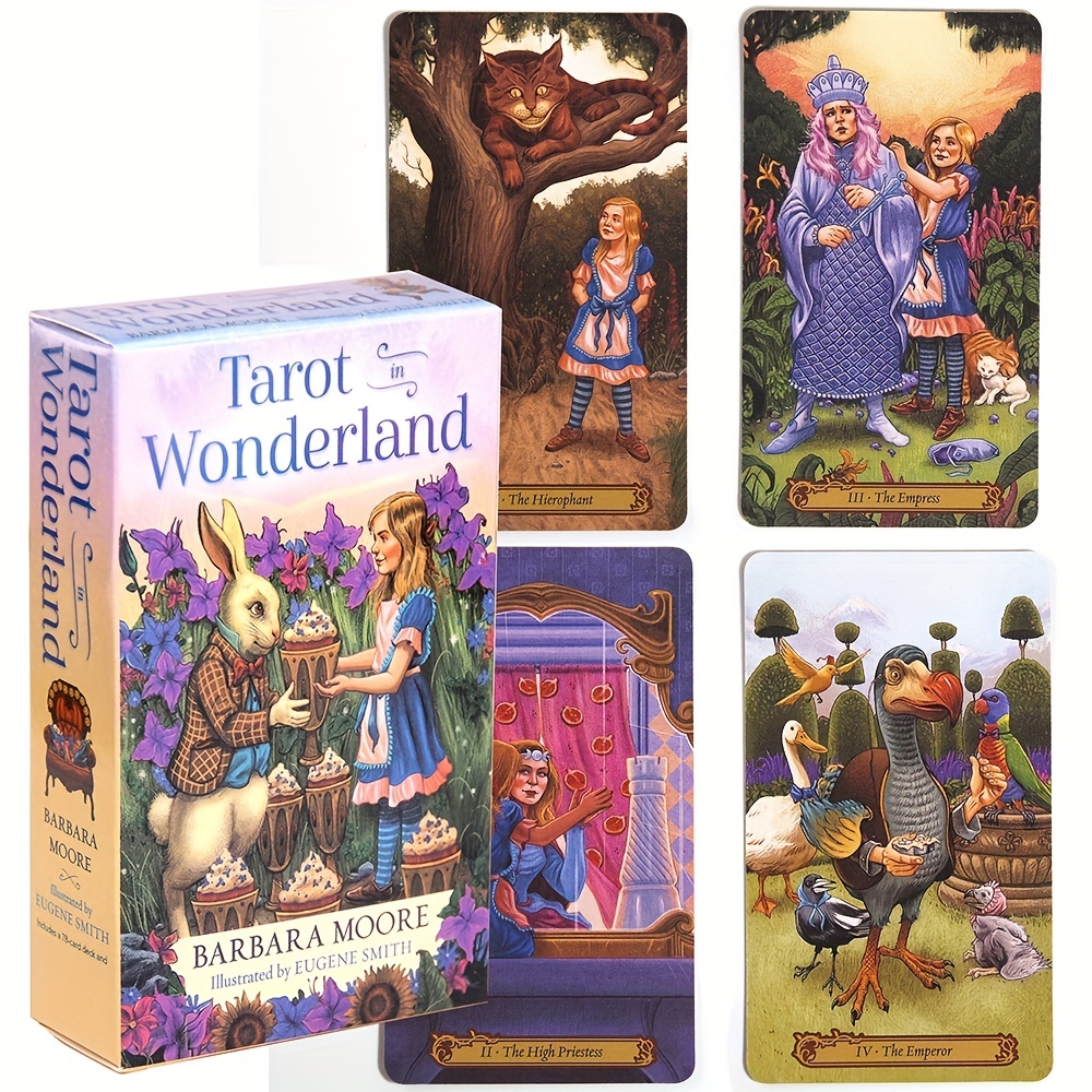 Alice in Tarotland, Tarot Deck, Wonderland Tarot Cards, Oracle Deck, Tarot  Reading Cards 