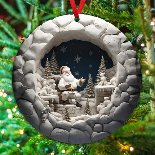 Mini Glass Vintage Christmas Ornaments Hanging Pendants Xmas - Temu