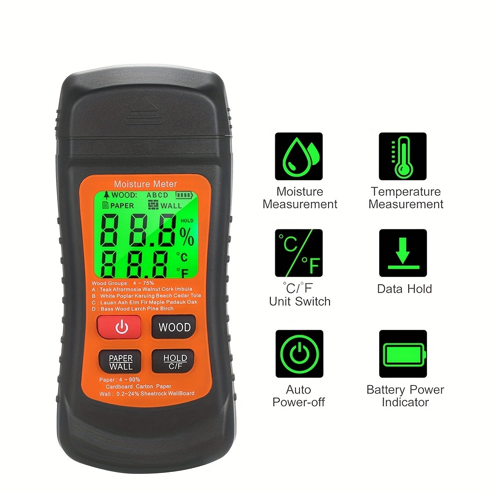 Habotest Ht618 Temperature & Humidity Meter Hygrometer Thermometer  Measuring Ambient Temperature From -20 Celsius To 60 Celsius - Temu