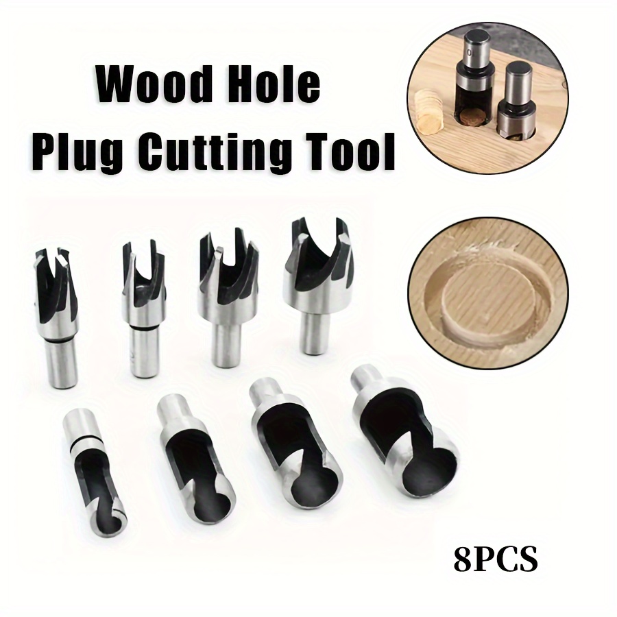 Wood Dowel Drill Bits Standard Dowel Cutters Set Four Flute - Temu