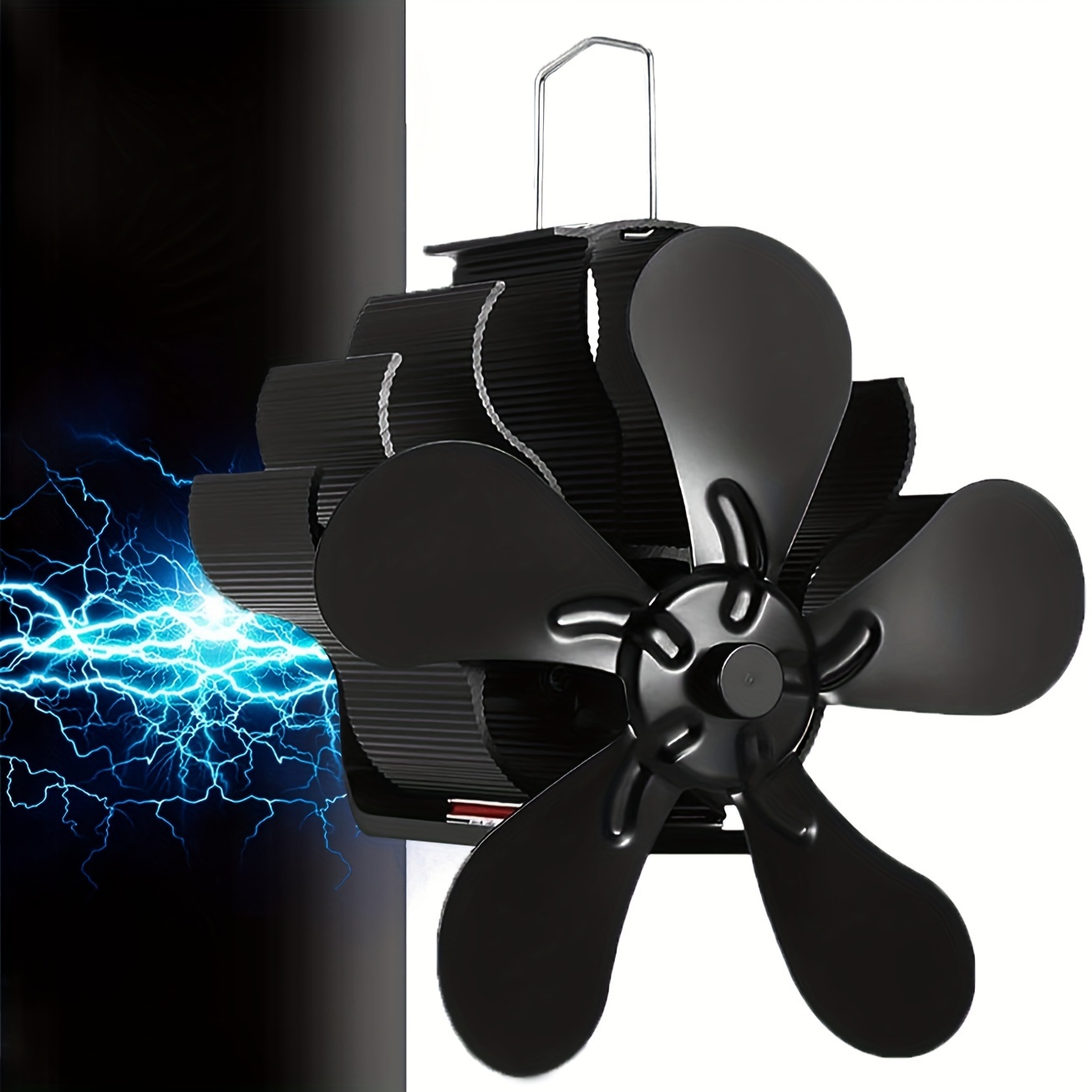 Mkitnvy Ventilador Estufa leña, Ventilador para Chimenea con 6 aspas, Ventilador de Estufa, Distribución Eficiente del Calor, Ventilador no  eléctrico para Estufa de leña/Gas/Pellets : : Bricolaje y  herramientas