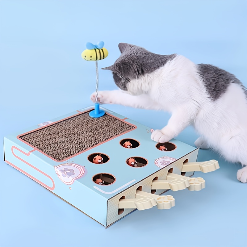 Cats And Dogs Toys, Cat Grabbing Boards, Leaking Food, Self Elevating  Turntables, Teasing Cats, Relieving Boredom, Slow Food, And Durable  Scratching - Temu