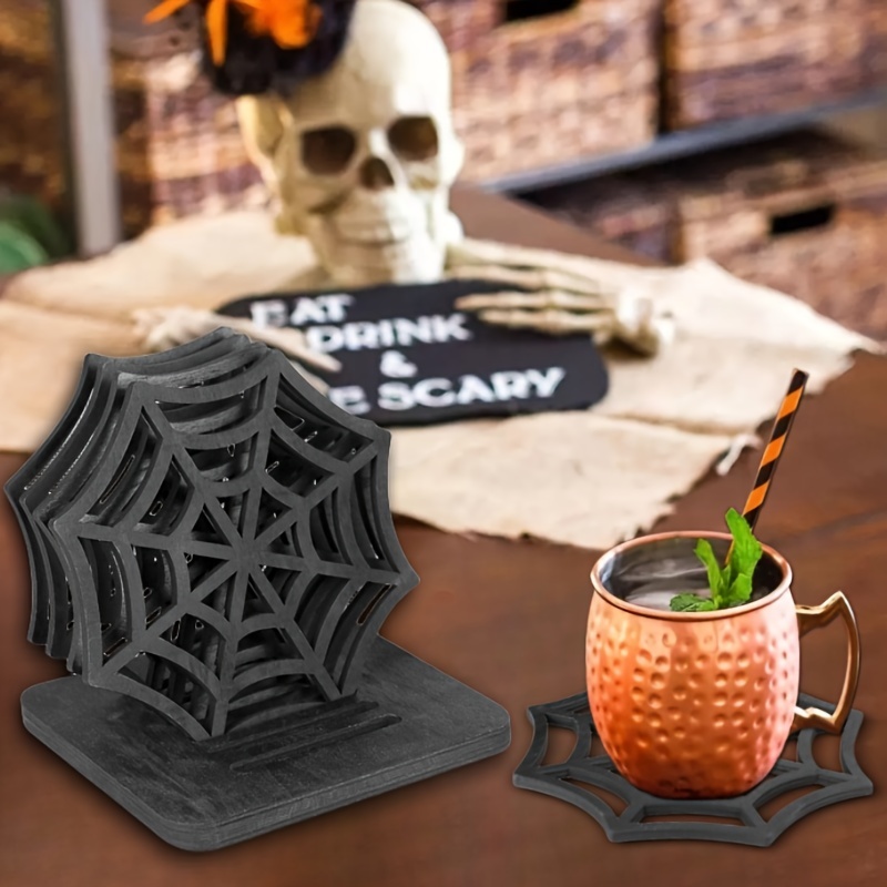 2PCS Bat Paper Towel Holder with Coffin Base-Gothic Home Decor for  Halloween-Ghost Halloween Gothic Decor Paper Towel Holder for Countertop  Stand