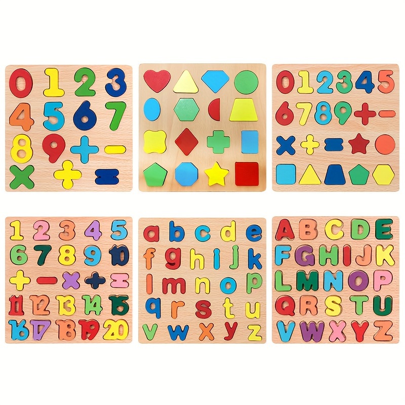 Set Puzzle Prescolare Tre In I Bambini Imparano Alfabeti - Temu Switzerland