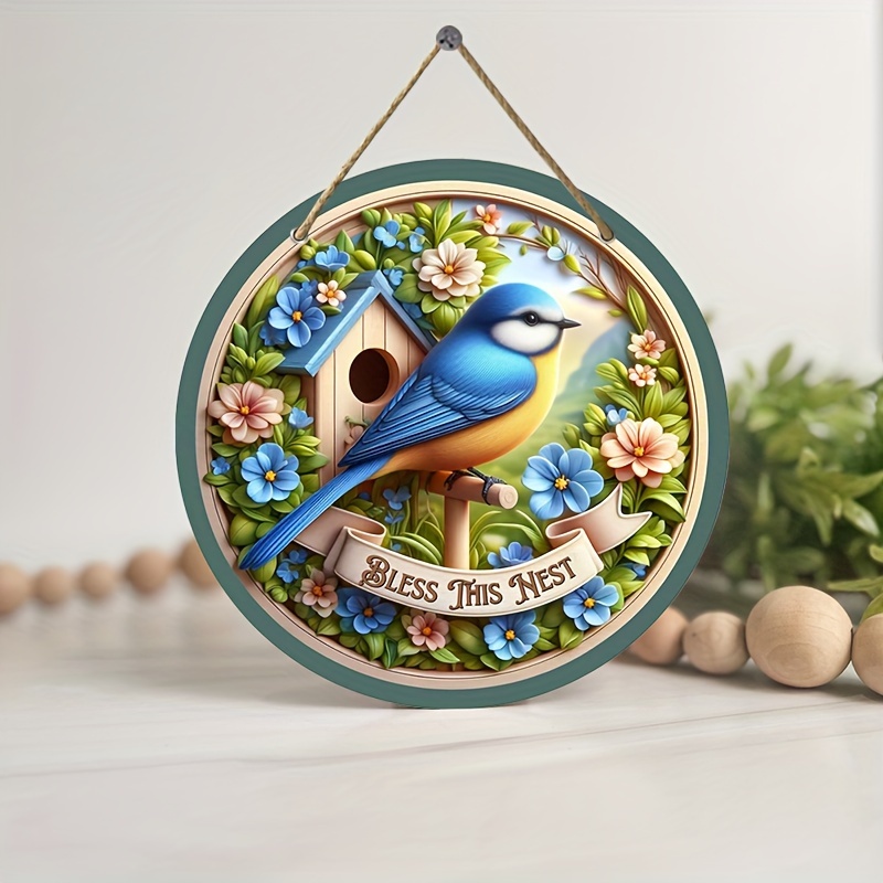 Comprar Adornos decorativos de pájaros acrílicos en adornos de ramas Serie  de grupos de pájaros o decoraciones para el hogar y la Oficina 5 estilos