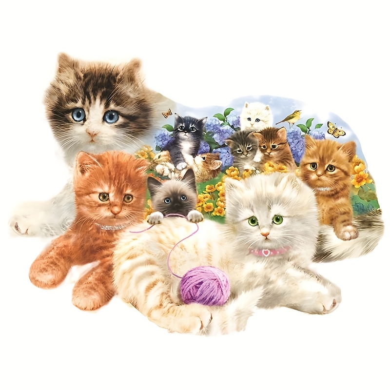 Colorful Cat Puzzle, A Difficult Magic Puzzle Toy. Irregular Animal Shape  Wooden Puzzle Birthday Holiday Christmas Adult Gift Brain Teaser Wooden Toy  - Temu Austria