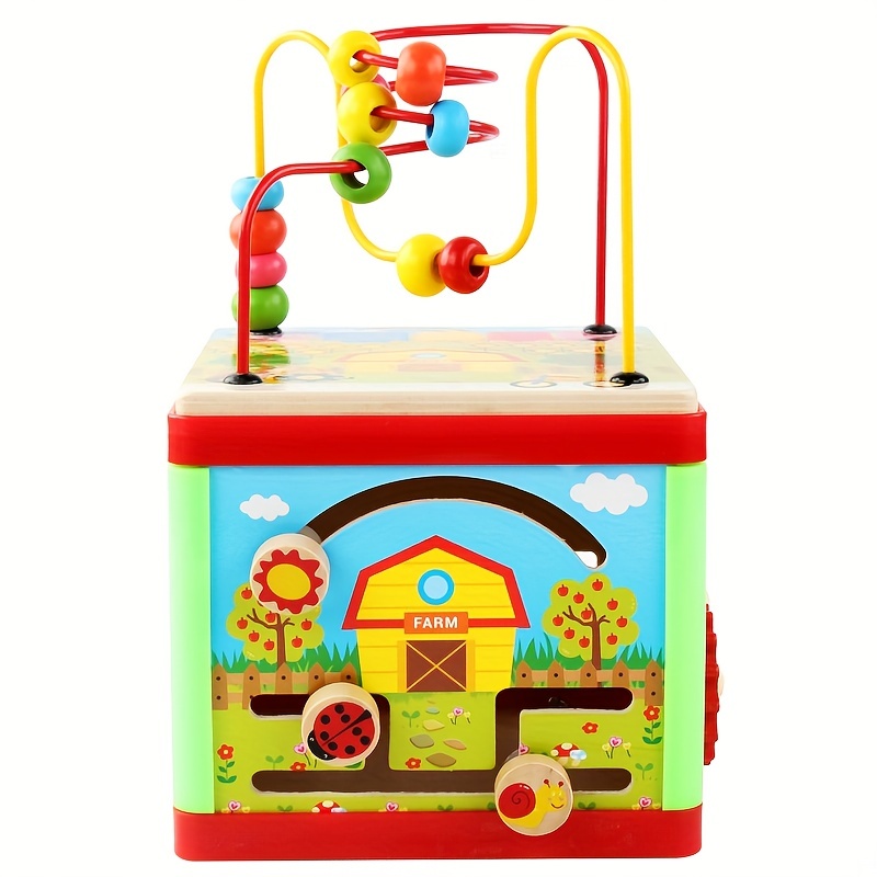  EDUJOY Juguetes Montessori para niños de 3 a 4 años, regalos de  cumpleaños, laberinto magnético de madera y números, juguetes de  aprendizaje para niños de 2, 3, 4 años, juegos de
