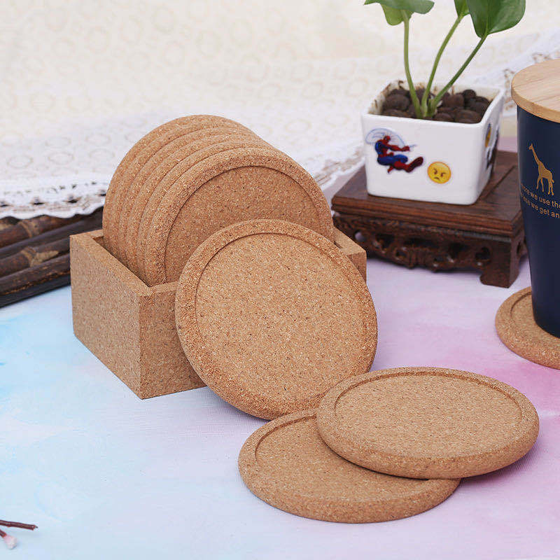 10 Pcs Round 3.5 Absorbent Coaster for Drinks in Office, Home, or  Cottage,Absorbent Heat Resistant Reusable Tea or Coffee Coaster, Blank  Coasters for Crafts,Warm Gifts Coasters