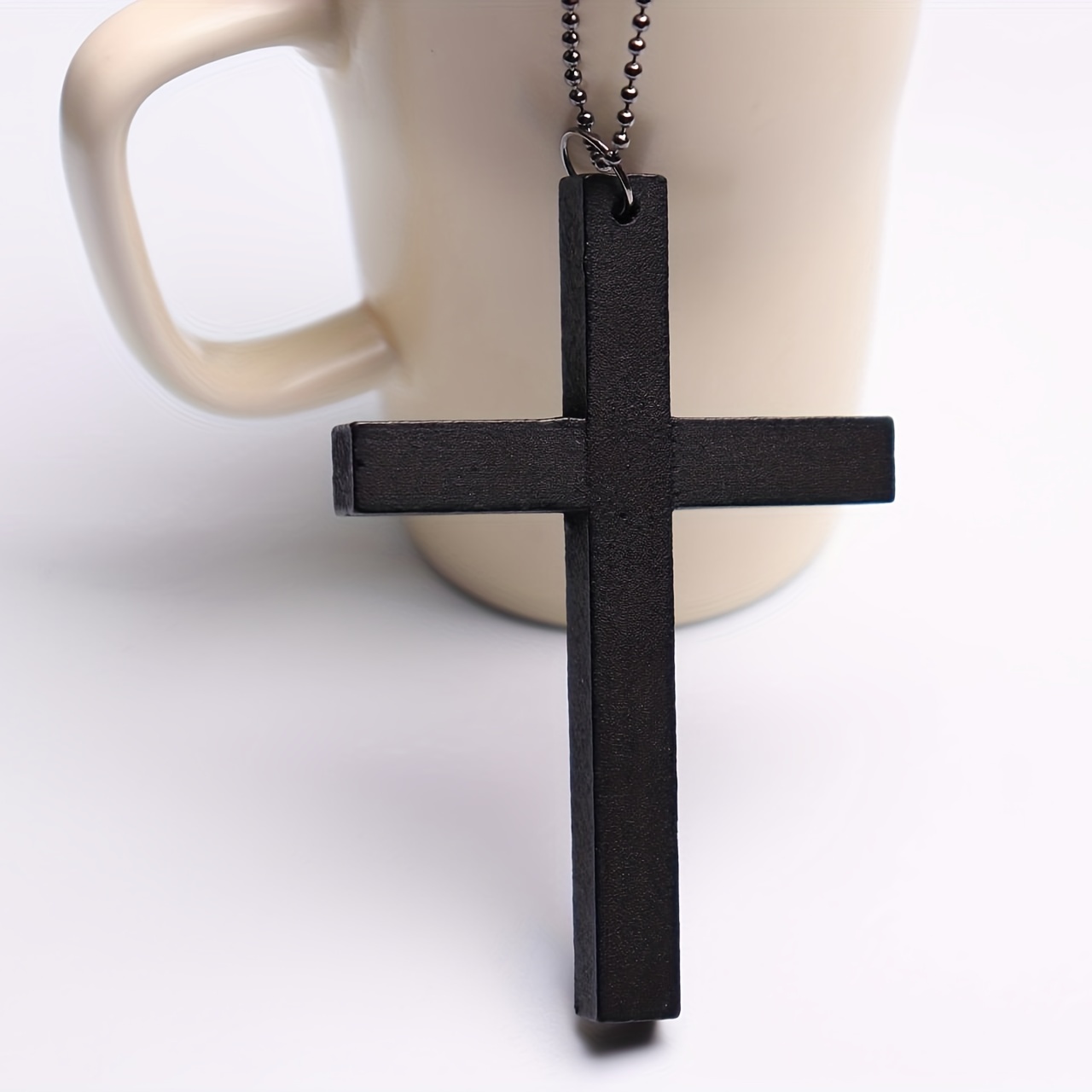 Vintage Handmade Double Layer Alloy Wooden Cross Necklace - Temu