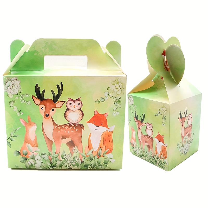 Bolsas De Regalo De Animales De Safari Para Niños, Bolsas De Papel Para  Fiesta De Cumpleaños, Baby Shower, Jungla, Suministros De Decoración Para  Fiesta, 6 Uds. - Cajas De Regalo Y Bolsas - AliExpress