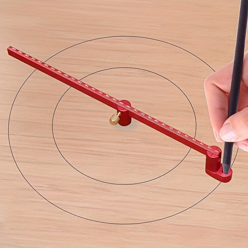 Toyokar Circle Drawing Maker, Adjustable Rotary Circle Template Measuring  Drawing Ruler, Aluminum Alloy Stainless Steel Circle Drawing Tool, Circle