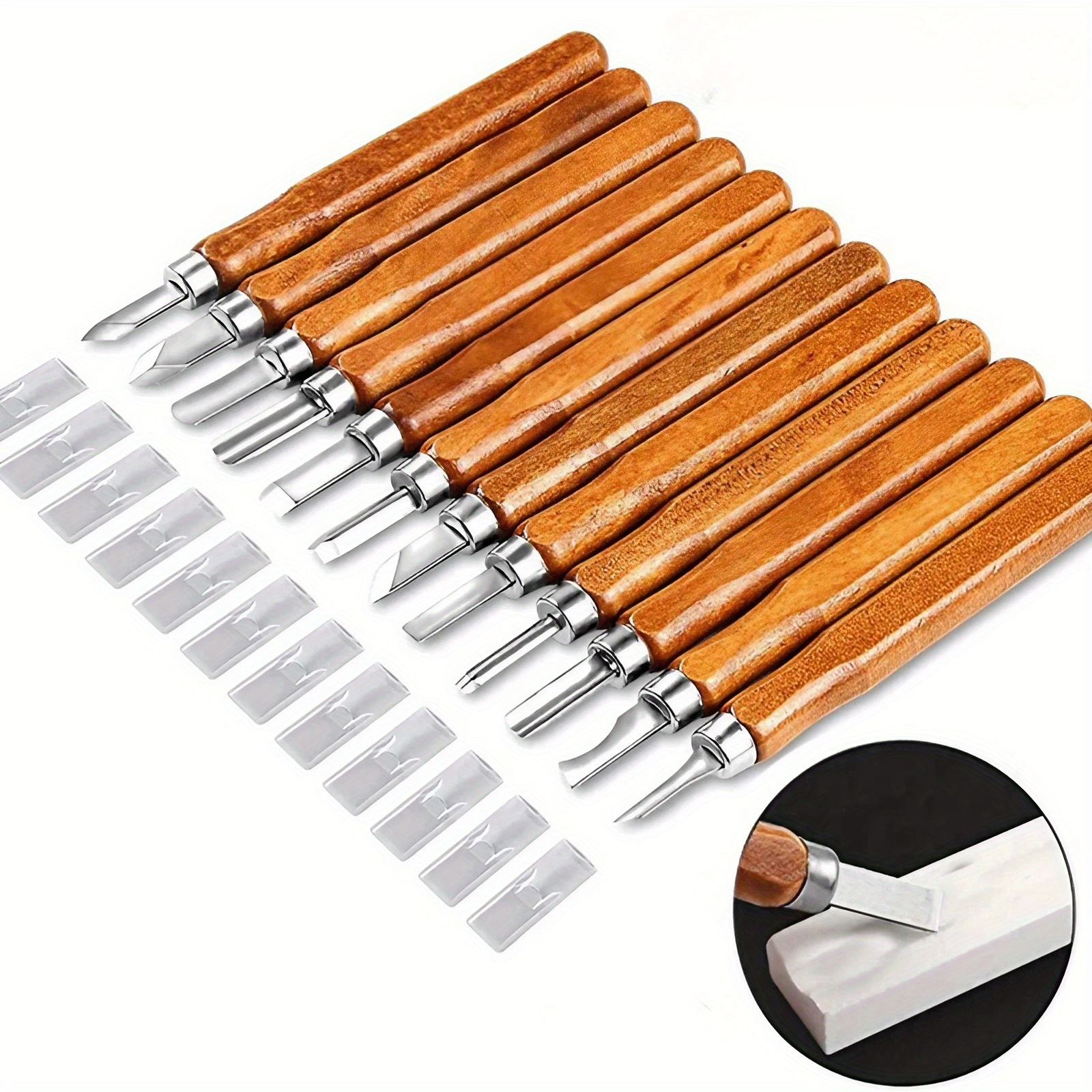 1/5pc Woodworking Chisels Carbon Steel Woodcut Wood Sculpture Carpenter  Carve Flat Chisel Wood Carve DIY Woodworking Hand Tool - AliExpress