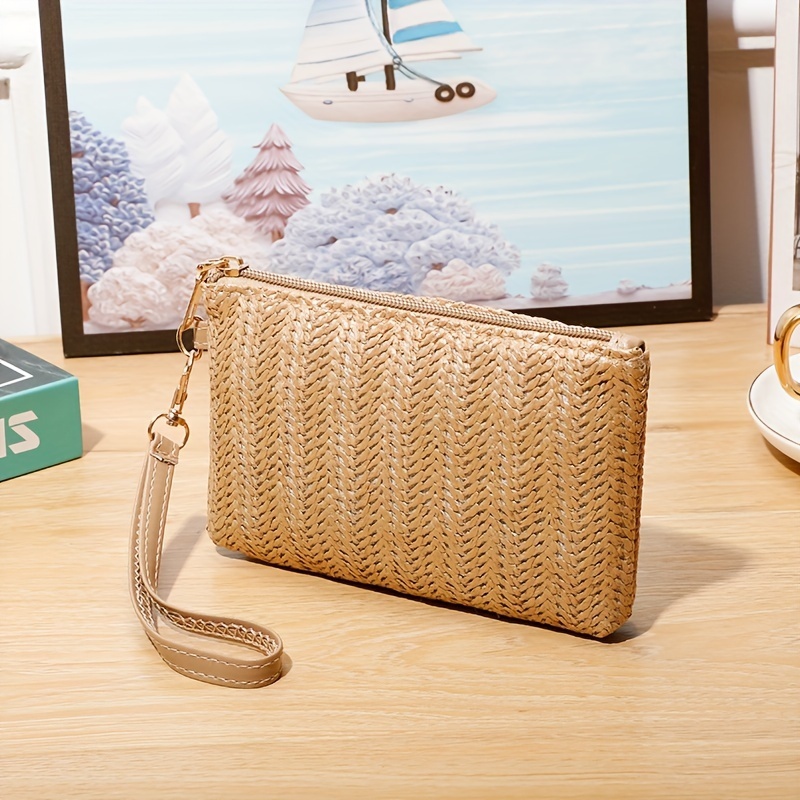 Women Straw Clutch Bag Tassel Woven Ladies Purses Fashion Handmade