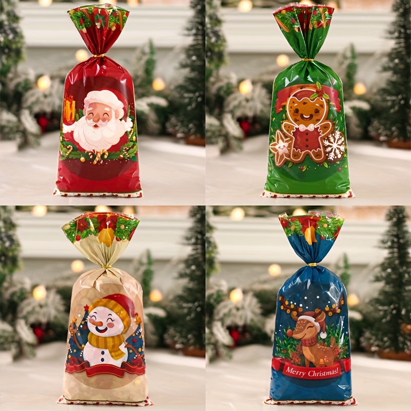 Christmas Square Self sealing Ziplock Bag Candy Handmade - Temu