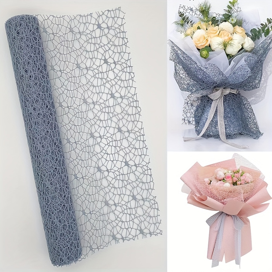 LONTG 20 Sheets Matte Flower Wrapping Paper Waterproof Floral Bouquet Wrap Thick Gift Packaging Supplies for Birthday Mother Day Baby Shower Wedding