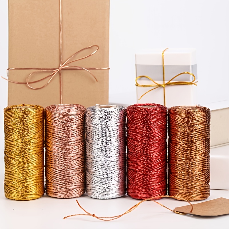 25yards Golden Silvery Ribbon High density Gift Wrapping - Temu
