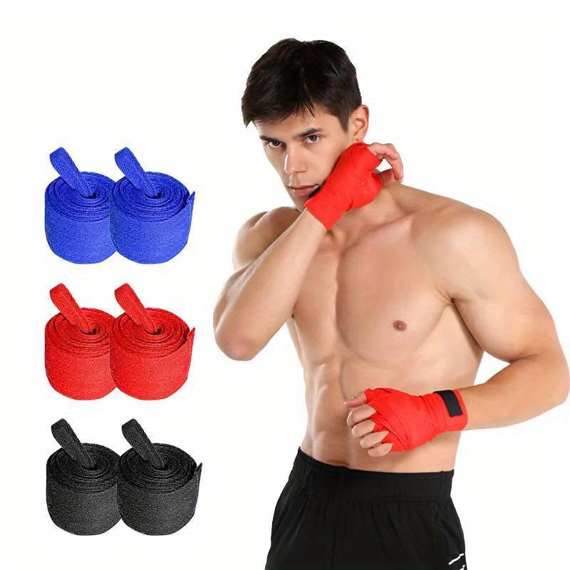 Vendas De Boxeo 2 uds guantes de vendaje transpirables 5M protectores de  manos correas correas de boxeo para hombres y mujeres