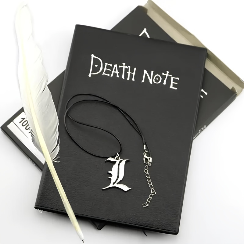 Panshed nota de morte de duas finalidades desktop DEATH NOTE relógio de  parede relógio minimalista anime ornamentos presente (A7) : :  Moda