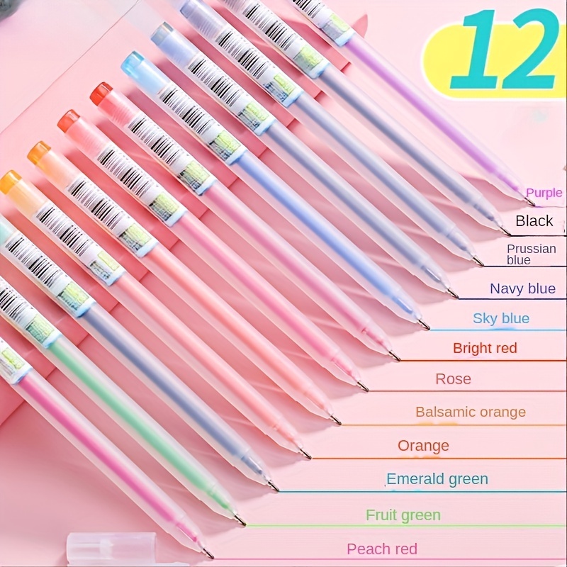 6PC Pastel Gel Pens,office Stationary Planner Pens,bullet Journal