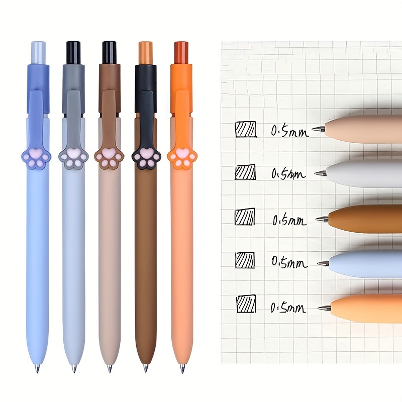 100pcs/set Six In One Coloes Ball Pen Korea Creative Cute