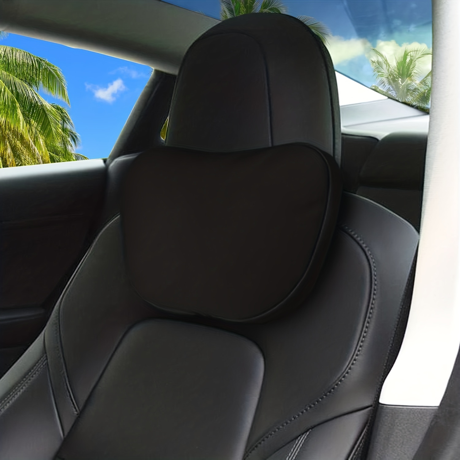Appui-tête de voiture pour Tesla Model 3 Y X S, oreiller de siège  d'automobile, protection de tête