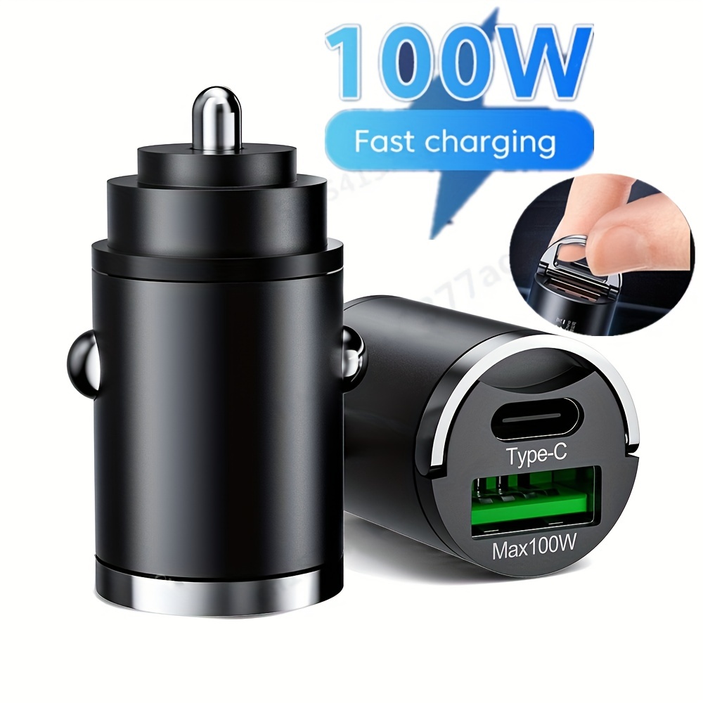 90W Car Charger PD30W &QC3.0 Multi Port Type C Cigarette Lighter