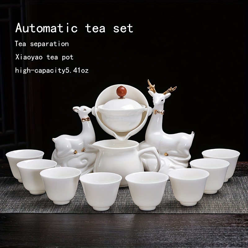 Juego de té para mujeres, teteras, juegos de regalo de té de cerámica,  juego de regalo de té para amantes del té, macetas de té para té suelto,  juego