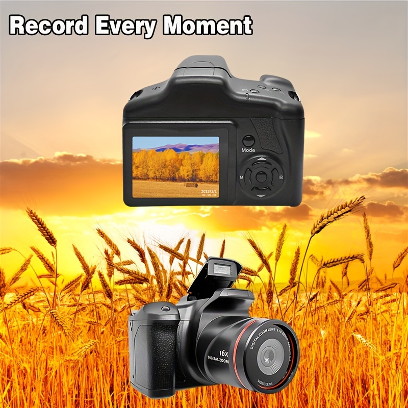 Cámara Digital 2,7 K 44MP 2,4 pulgadas IPS pantalla Vintage cámara  profesional Micro HD fotografía tarjeta Mini cámara SLR de bolsillo -  AliExpress