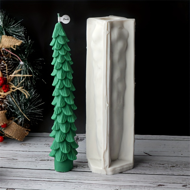 1 Cavity 3D Christmas Tree Silicone Soap Mold Soap Mold Silicone