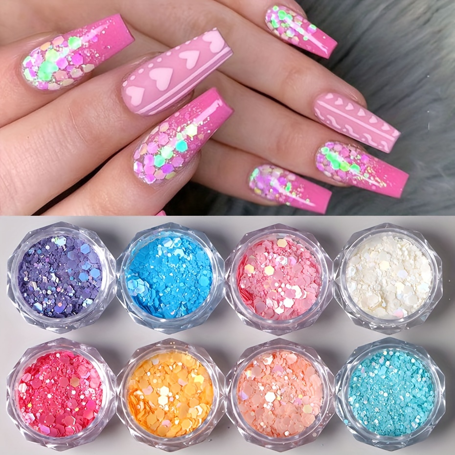 Glitter, Unghie Lucide, Bell'Arte Della Manicure Materiali Pittura Del  Corpo Con Paillettes A Quattro Colori Pasta Per La Pittura Del Corpo A  Quattro Colori Glitter Di Zucca E Ciliegia Per Feste, Serate