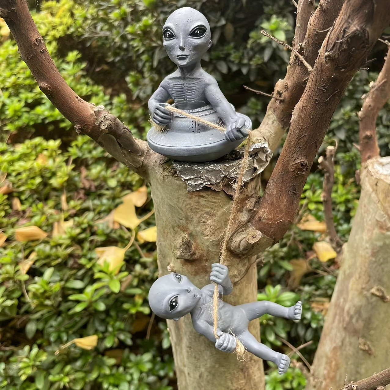 3 eyed Alien Sculpture: Add A Magical Touch Garden Handmade - Temu