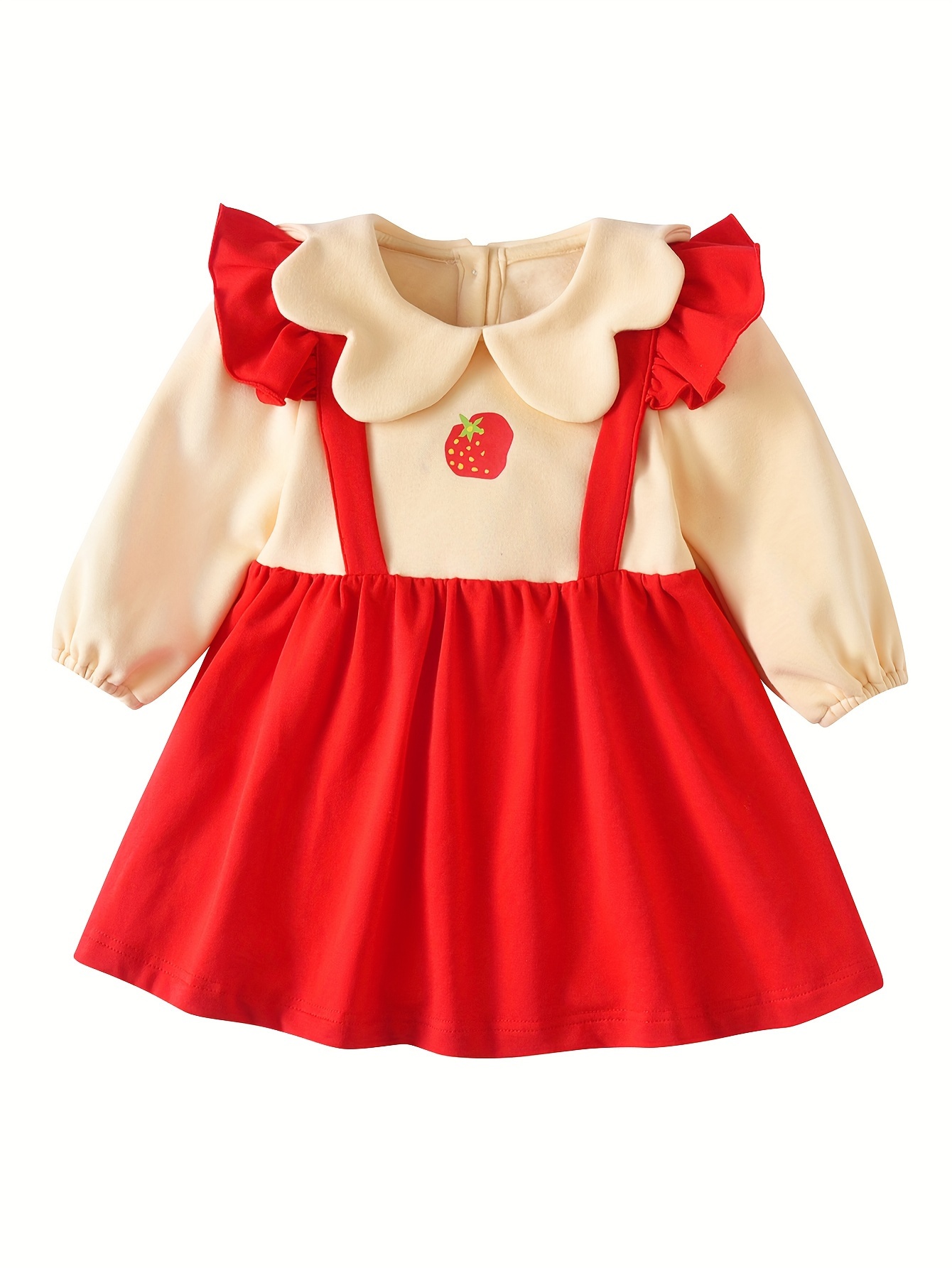 Vestito per bambini alla fragola, Vestito per bambini rosso, Vestito per  ragazza rossa, Vestito per bambina alla fragola, Vestito per bambina appena  nata, Vestito per venire a casa -  Italia