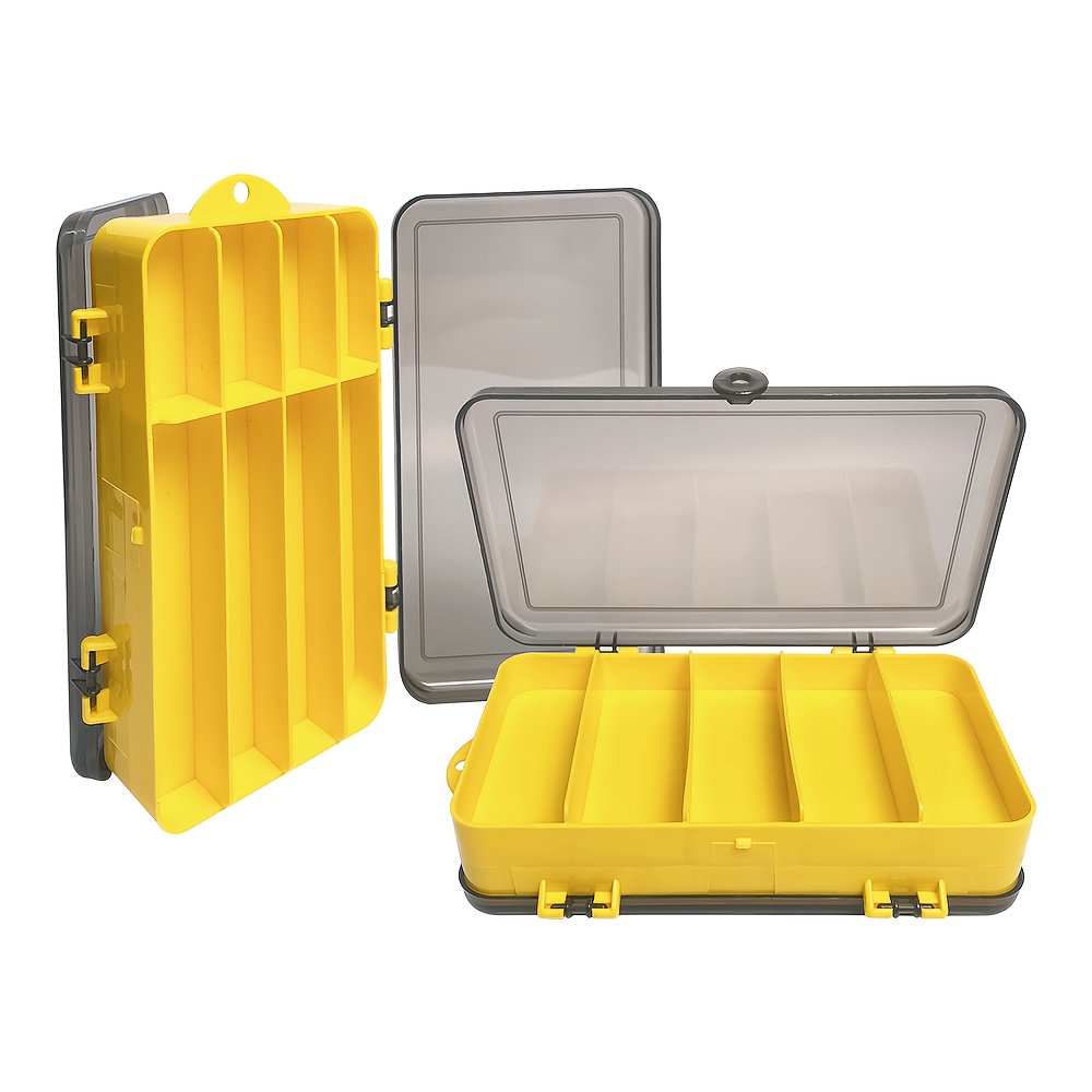 Cajas Apilables Almacenaje Tornillos, 6 Pack (amarillo)
