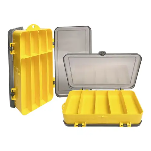 Yellow Multi grid Tool Box Parts Organizer Box Plastic - Temu