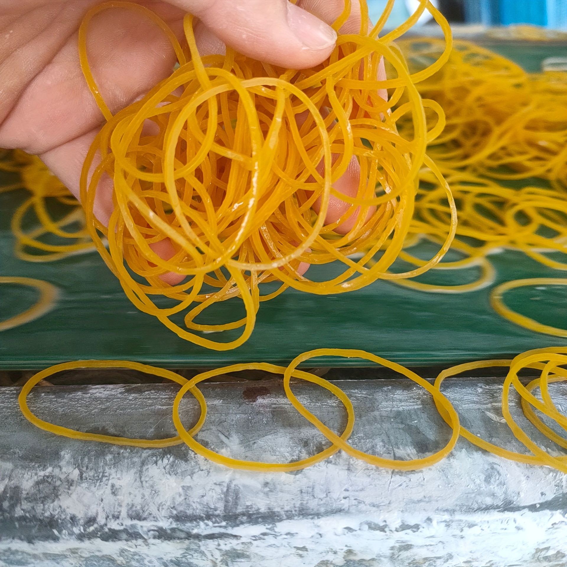 Stretchable Sturdy Yellow Rubber Rings Rubber Elastic Bands - Temu